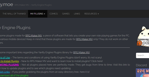 Yanfly：RPG Maker MV 插件领域的传奇开发者